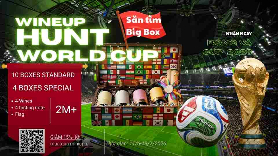 WINEUP HUNT WORLD CUP – HUNT FOR EXCLUSIVE “BIG BOXES”