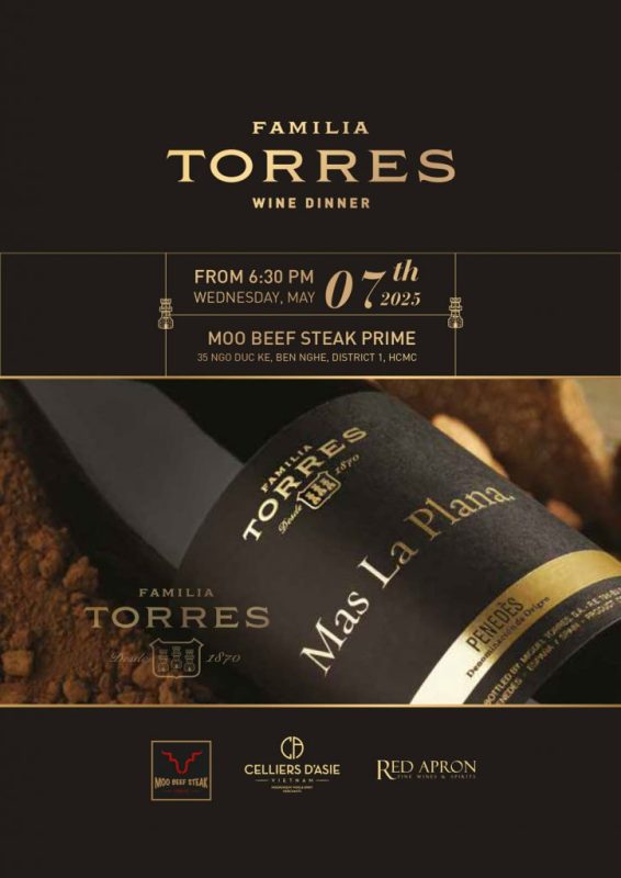 Familia Torres Wine Dinner: Exclusive Spanish Event in HCMC