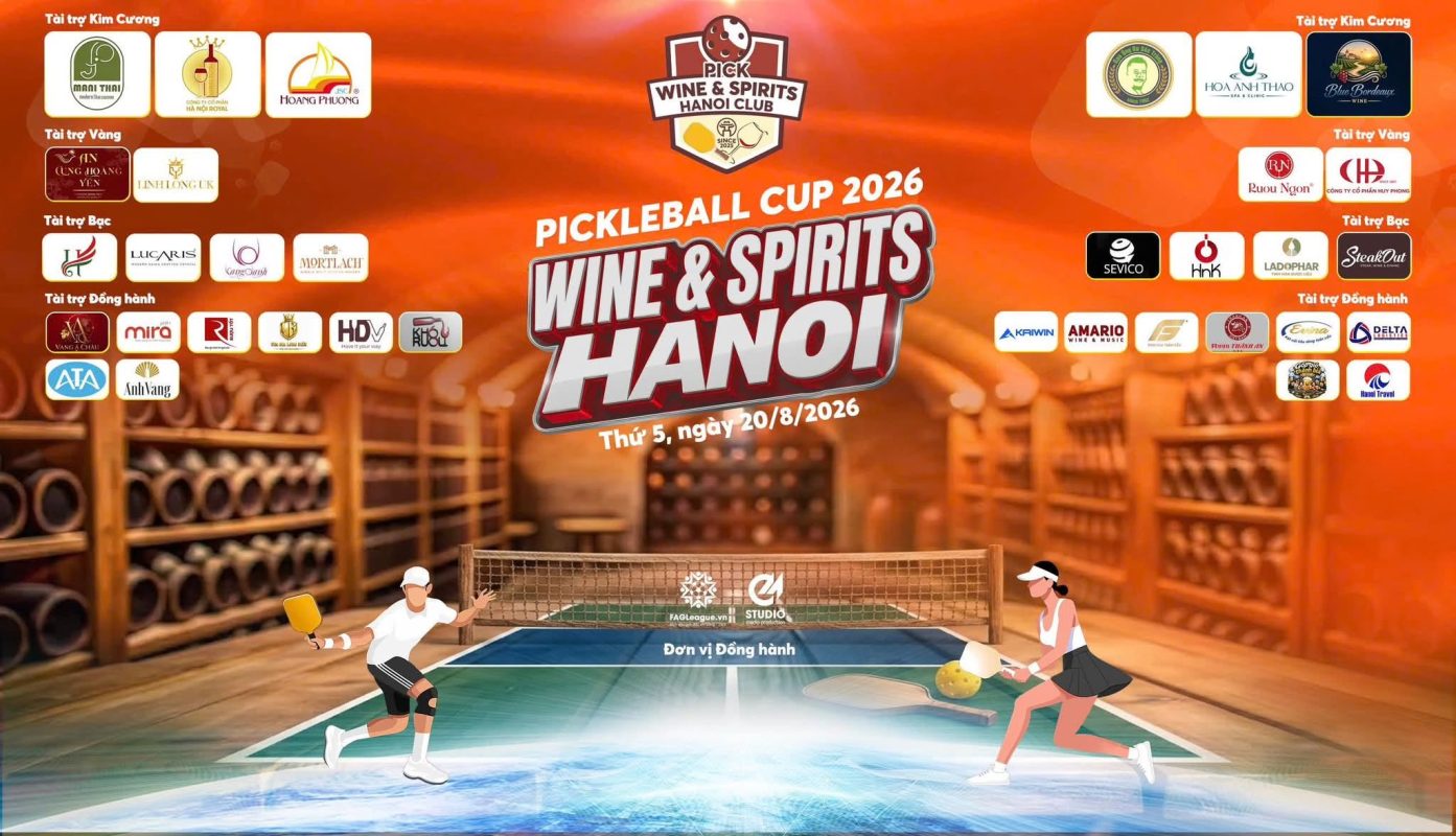 PICKLEBALL CUP 2026 – WINE & SPIRITS HANOI CUP