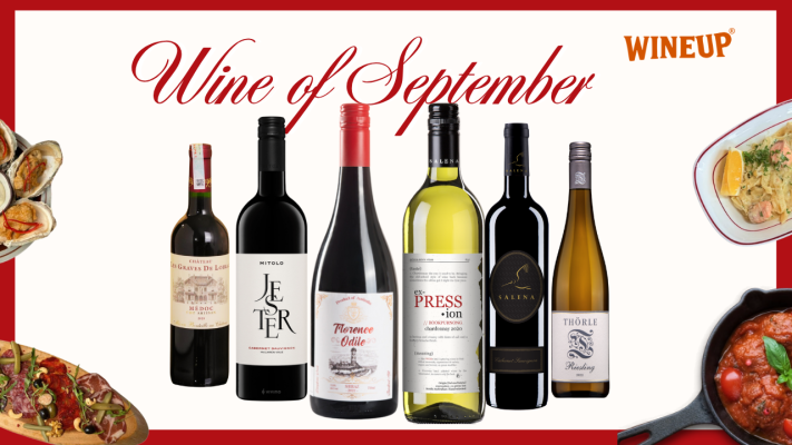 Six best-selling wine bottles from Wineup's Wine of September collection