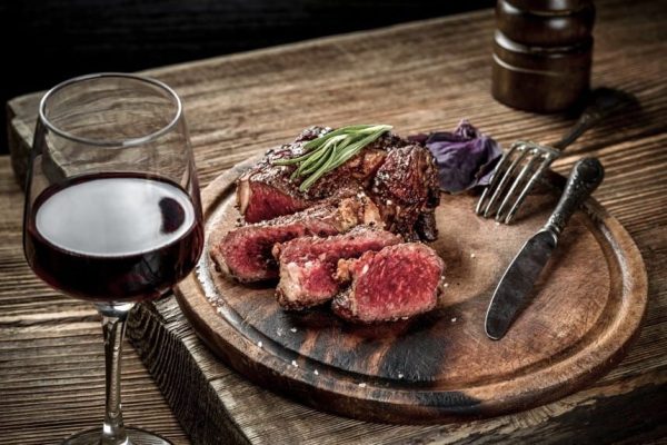 Florence Odile Burford Hill 2021 paired with grilled lamb and charcuterie